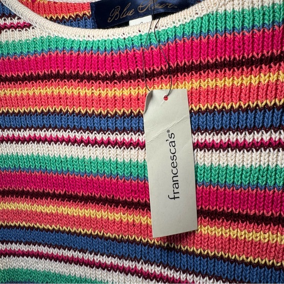 Francesca’s Rainbow Striped Crochet Top - Picture 9 of 15